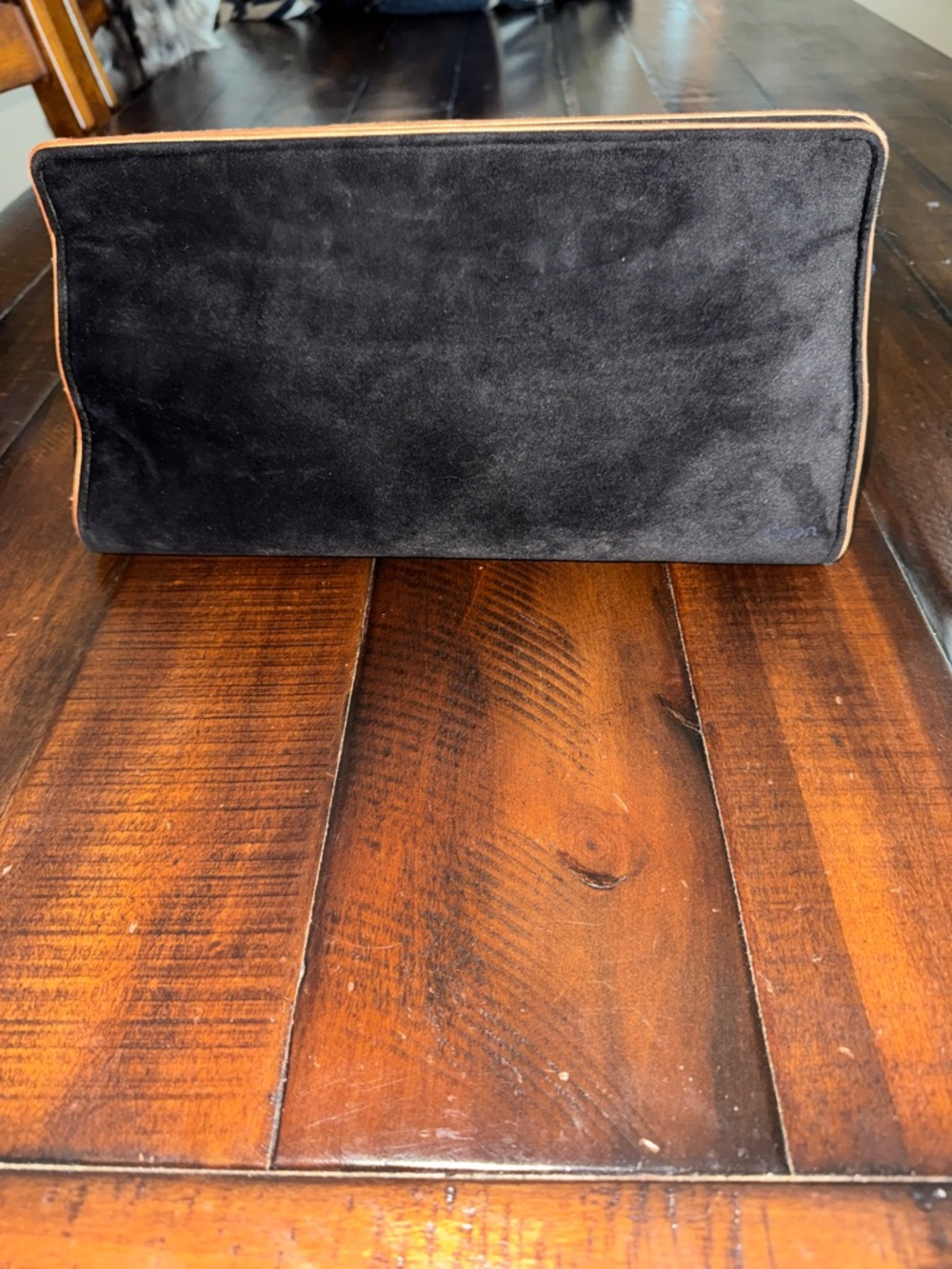 Dyson Velvet Travel Pouch Case Black Copper Trim Hair Tool Storage